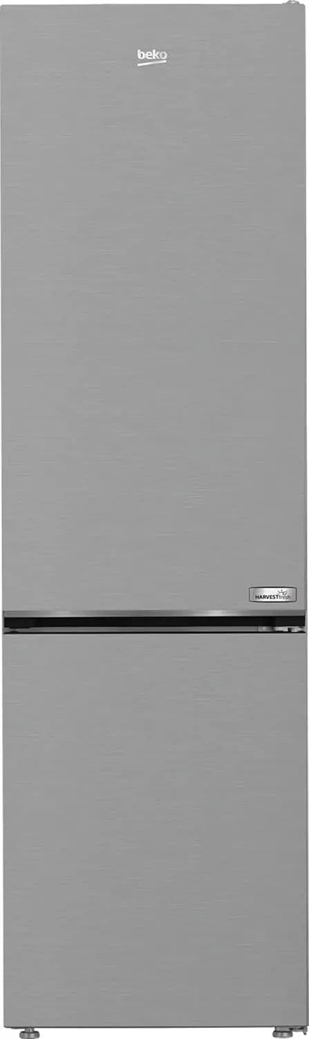 Beko B5EUNA406HXB Frigorifero combinato, 407 L, classe energetica E, No Frost, frigo con congelatore, 407 litri, colore Metal Look