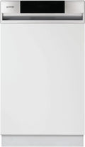 Gorenje E15X Lavastoviglie, 45 cm, 5 programmi, formato slim, cestello superiore regolabile in altezza, programma di pulizia 1 ore, GI 520, protezione