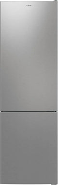 Candy CCT3L517ES Frigorifero combinato, 260 L, 39 dB, frigo con congelatore, argento, funzione SuperCool, LED, 77 m, 55 cm, altezza 1, Low Frost
