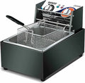 Frigorifero, 10 L, professionale, 10L Friggitrice Elettrica Commerciale, Funzione di Controllo della Temperatura per Uso Commerciale E Domestico ~