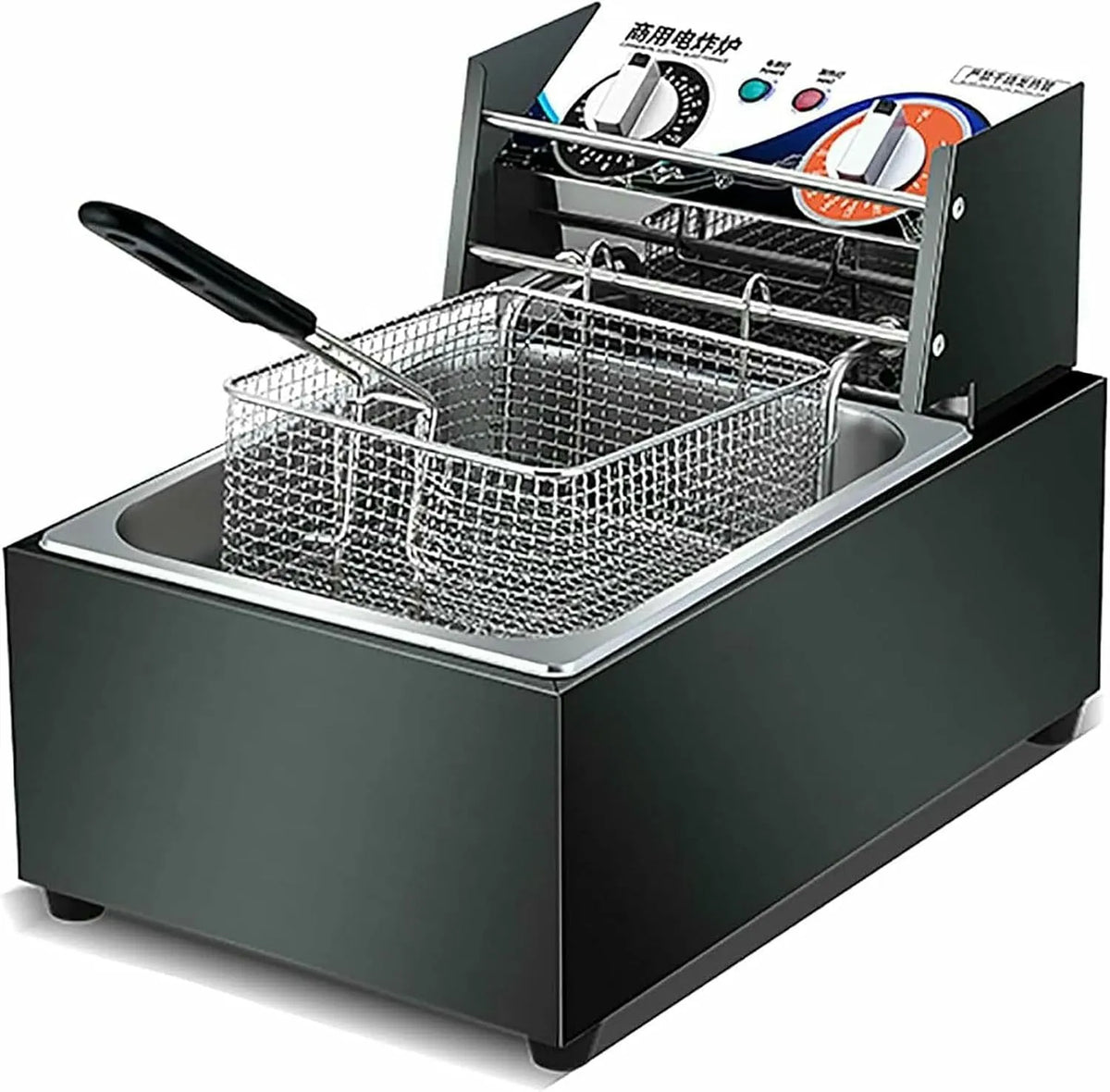 Frigorifero, 10 L, professionale, 10L Friggitrice Elettrica Commerciale, Funzione di Controllo della Temperatura per Uso Commerciale E Domestico ~