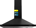 Cecotec Bolero Flux PM m3/h Cappa aspirante, 90 cm, 165 W, 650 m3/h, cappa da cucina, 3 livelli, nero, finitura nera, controllo meccanico