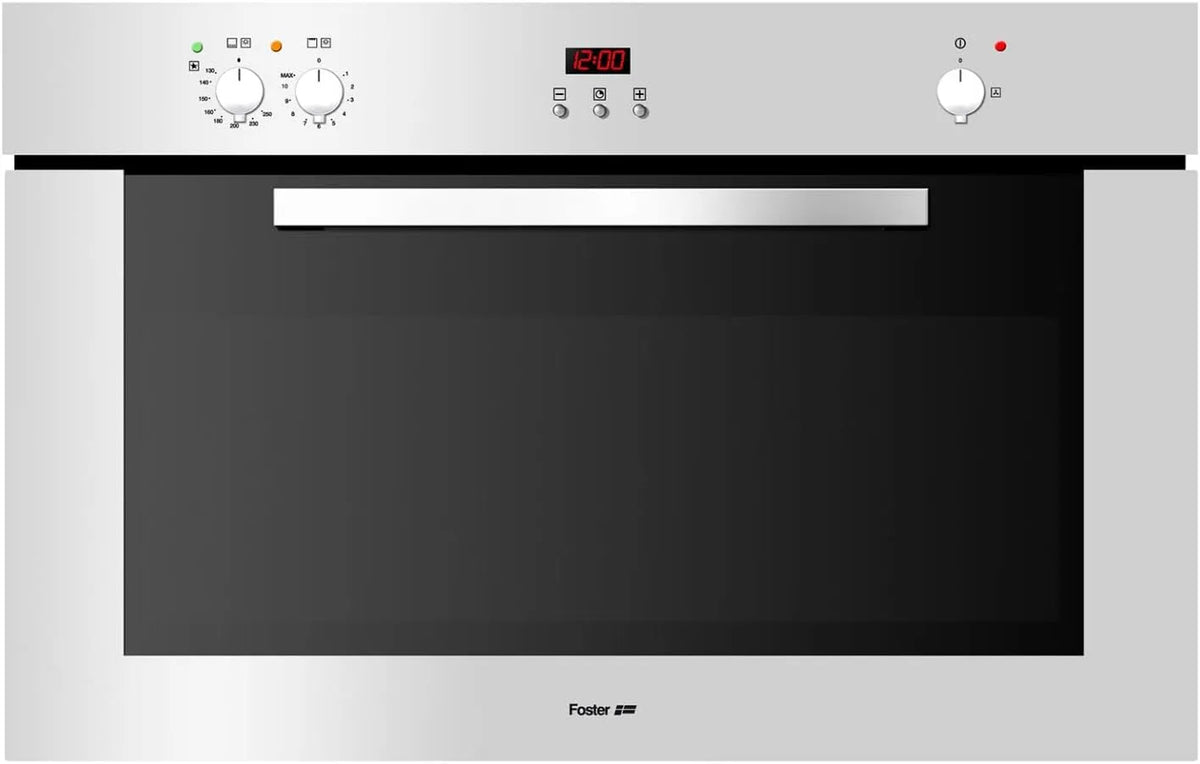 Forno elettrico, 90 cm, 91 L, acciaio inox, Forno a Gas 91 Litri 90 cm Inox Antimpronta 7193 047 KE