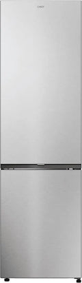 Candy CNCQ2T620EX Frigorifero combinato, 409 L, 38 dB, No Frost, acciaio inox, frigo con congelatore, Fresh 0°C Area, H 205 cm, Adaptive Humidity Area