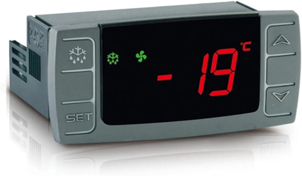 modello XR02CX-5N0C1, XR02CX-5N0C1 - Termostato digitale con allarme intelligente e installazione integrata, per frigoriferi e congelatori commerciali