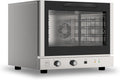 Forno elettrico GCO3400, 3650 W, timer, acciaio inox, argento, temperatura di 250°C in soli 15 min, 2 teglie in alluminio, METRO Professional Forno a