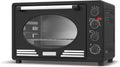Forno elettrico per pizza, 35 L, 1600 W, campeggio, nero, 1600W, Mini Forno per Pizza e Camping