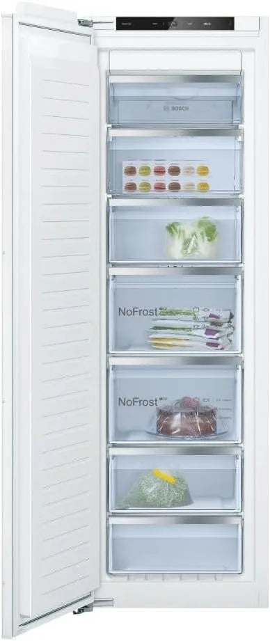 Bosch Serie 7 GIN81VEE0 Congelatore, 177, 2x55, 8 cm, classe energetica E, da incasso, vano congelatore, freezer verticale