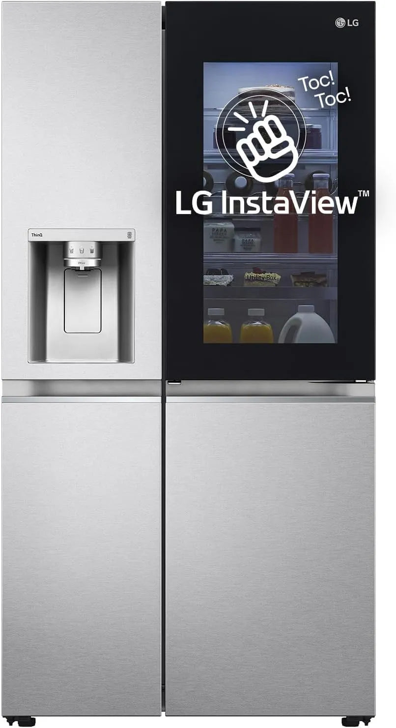 LG GSXV80PZLE Congelatore, 635 L, No Frost, Wi-Fi, vano congelatore, Inverter, Door Cooling, Linear Cooling, freezer verticale, Compressore Lineare