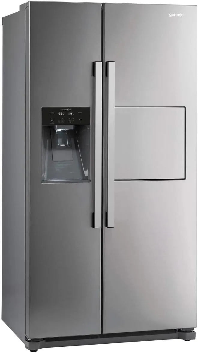 Gorenje H 177 cm, Side-by-Side, NoFrost, inox Finger touch NRS9182CXB, EEK: A++