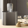 Dell Adatto a Tazze con Diametro da 3 a 10 Cm, Lavabicchieri Elettrico Automatico con Getto Ad Alta Pressione, Serbatoio 'Acqua da 1600 Ml