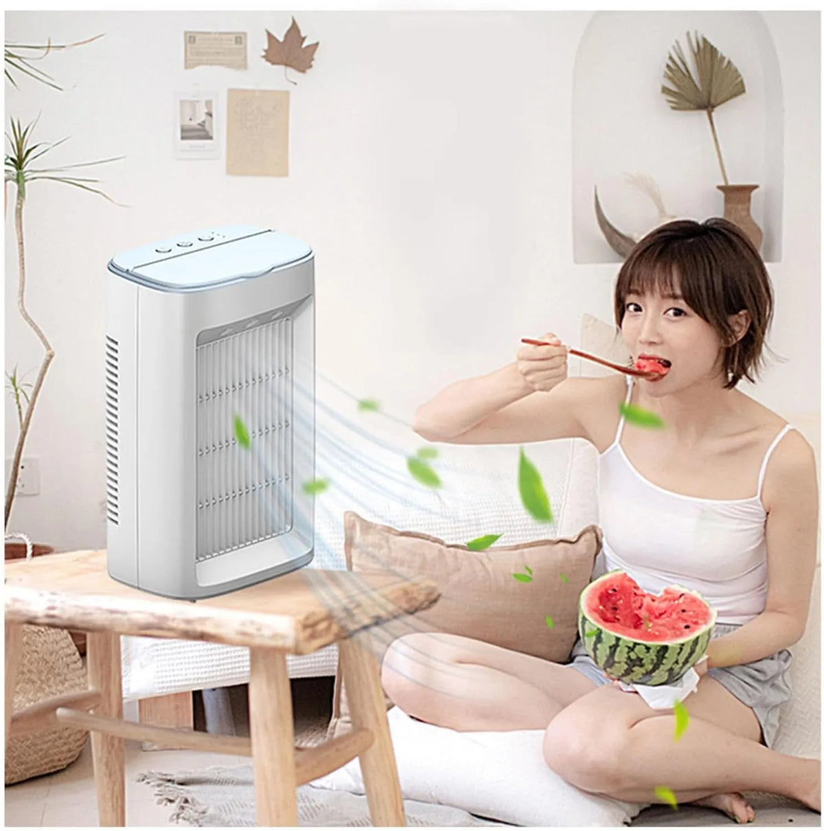 Condizionatore, portatile, USB, professionale, Ideale per casa e Ufficio, Ventilatore Aircooler 3 in 1 USB