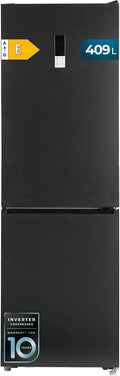 Cecotec Bolero CoolMarket Combi Frigorifero combinato, 409 L, frigo con congelatore, Frigorifero nato 409 Dark E