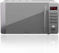 Cecotec Ready2Clean 3DWave Forno a microonde, 20 L, 700 W, 8 programmi, acciaio inox, manico in acciaio inossidabile, tecnologia 3DWave, rivestimento