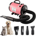 Asciugatrice, 2800 W, professionale, 2 zone di temperatura, Soffiatore per Cani Asciugacapelli per Cani 2800W Phon per Cani Silenzioso Asciugatore per