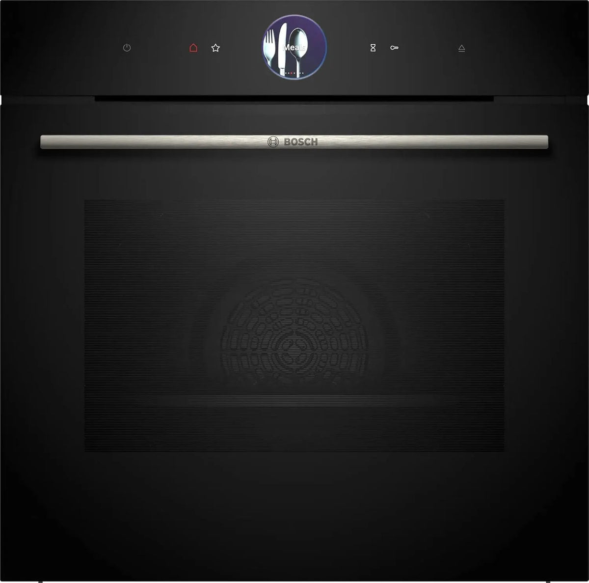 Bosch iQ700 HRG7764B1 Forno elettrico, 60 x 60 cm, da incasso, touch, vapore, Smarter, prodotto in Germania, pirolisi e idrolisi, termometro per