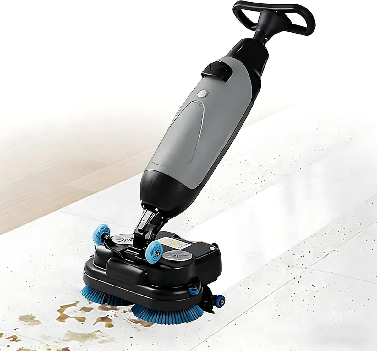 Lavasciuga, 43 cm, 5 L, lavatrice, asciugatrice, professionale, grigio, Testina Rotante a 360°, Serbatoi da 4, 5 l + 7, Ideale per uffici, scuole e