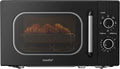 Forno a microonde Nero-CMO-MG202NC, 20 L, 700/1000 W, grill, timer, 5 Livelli di Potenza, Grill 1000W, 20 Litri, Microonde 700W, Design Compatto