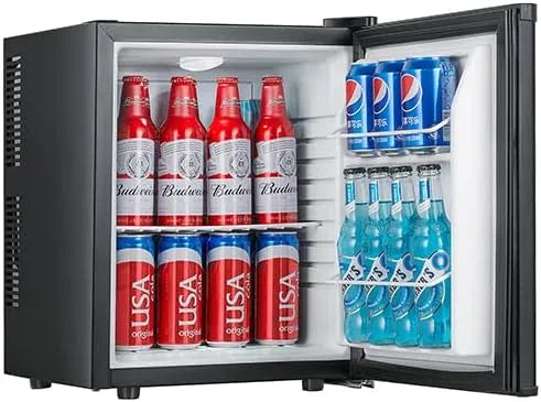 Frigorifero portatile, 25 L, 4 a 12 °C, mini frigo portatile, Sirge Mini Frigo Bar da Camera, FrigoBar con LED, Frigo-Bar da Ufficio, Rumore 0