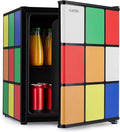 Klarstein Frigorifero, 48 L, 0 a 10 °C, nero, minibar, controllo meccanico a rotazione, KLARSTEIN Solve - Mini frigorifero, sistema di raffreddamento