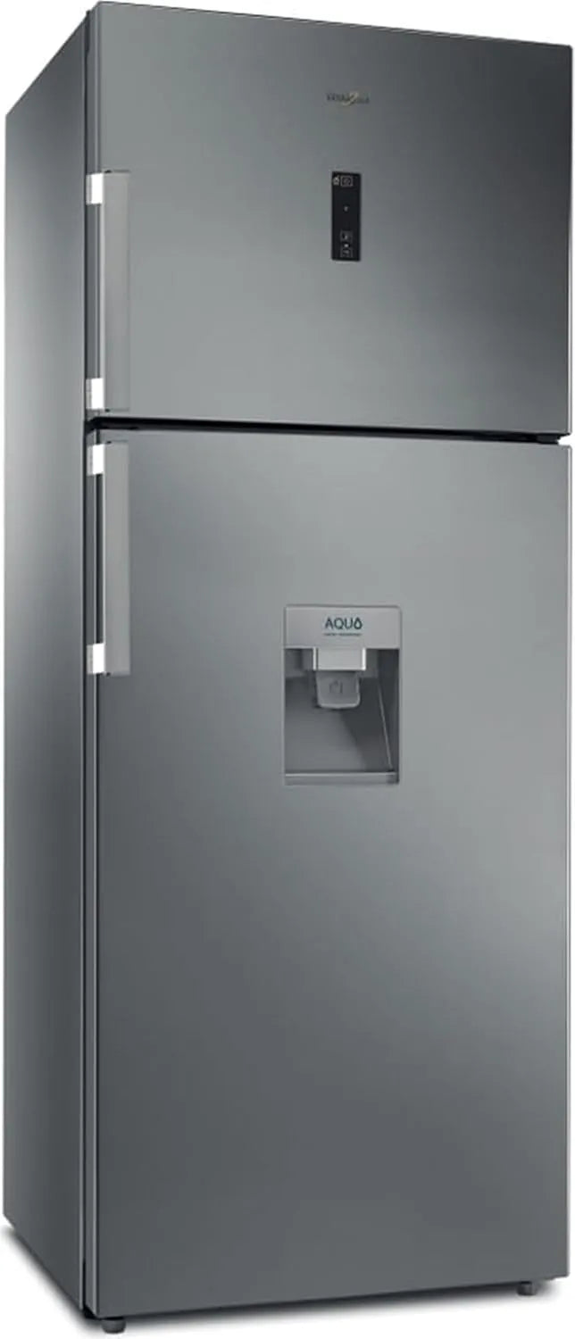 Whirlpool WT70E Frigorifero, 419 L, 832 X AQUA, Whirlpool WT70E 832 X AQUA - Frigorifero doppia porta