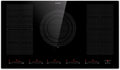 Klarstein Piano cottura a induzione, 5 fuochi, 9600 W, piastra a induzione, touch, da incasso, Piano Cottura Elettrico Vetroceramica con Zone