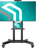 Smart TV TS1571-B, 32 pollici, 600 × 400, televisore, ruote di trasporto, max VESA 600x400, 50 kg, ONKRON Supporto TV con Ruote 32'-75'