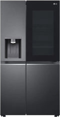 LG 3 cm breit, Stand Side-by-Side Kombination, 635 L, Craft Ice GSXB90MCDE, 91, WLAN, Eis, Crushed Ice- und Wasserspender, Festwasseranschluss