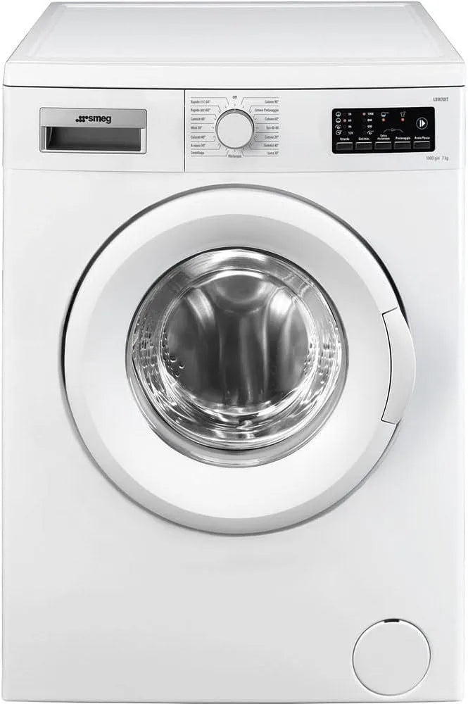 Smeg 1000G LBW70IT Lavatrice, 50CM, 7 kg, Smeg Lavatrice Carica Frontale 7KG 1000G 50CM Top Removibile -D LBW70IT
