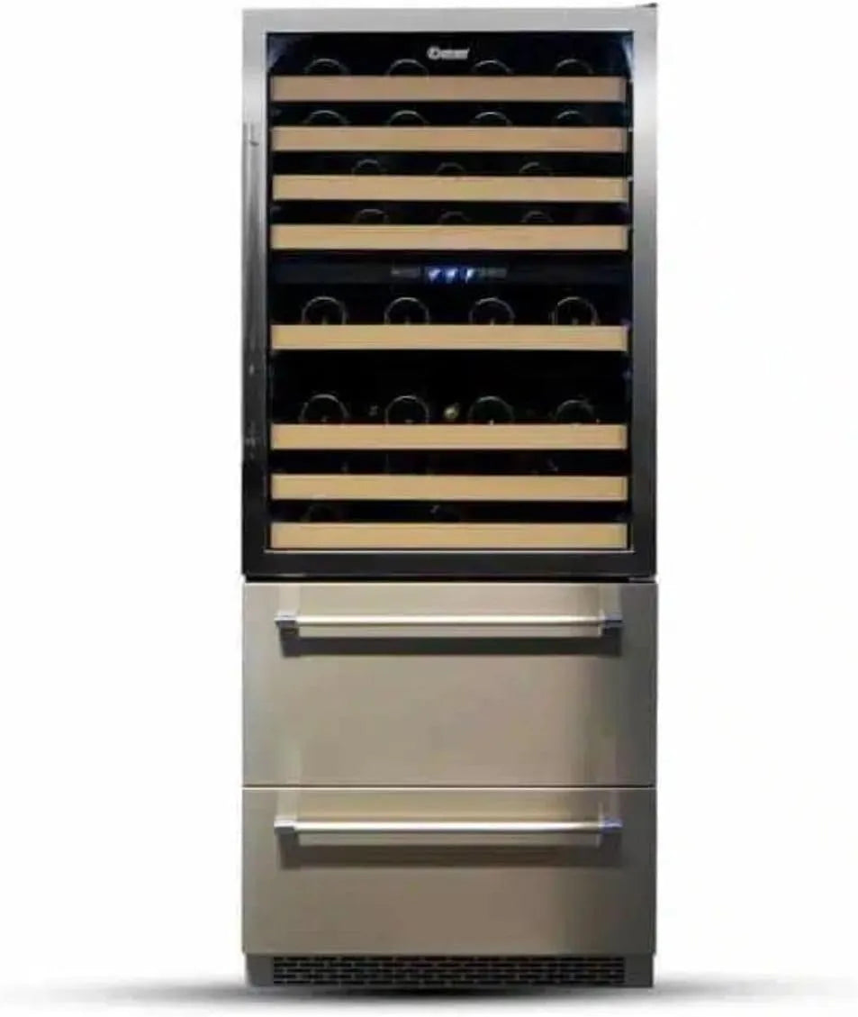 Vetrina refrigerata, 135 bottiglie, da incasso, libera installazione, Datron - Armadio Cantina Vino 135 Bottiglie Tre Temperature