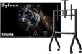 Smart TV, 55 pollici, 120 Hz, televisore, esterno, ruote di trasporto, SYLVOX 55' Outdoor TV 120Hz + Supporto Televisore con Ruote