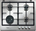 Whirlpool 6422/IXL Piano cottura a gas, da incasso, acciaio inox, fornello a gas, Whirlpool GMR 6422/IXL piano cottura Acciaio inossidabile Incasso