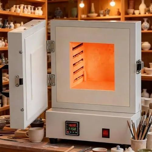 Forno elettrico, Forno a muffola 1150°C, Forno Intelligente per Fusione di Gioielli e Gesso, Cottura e Lavorazione