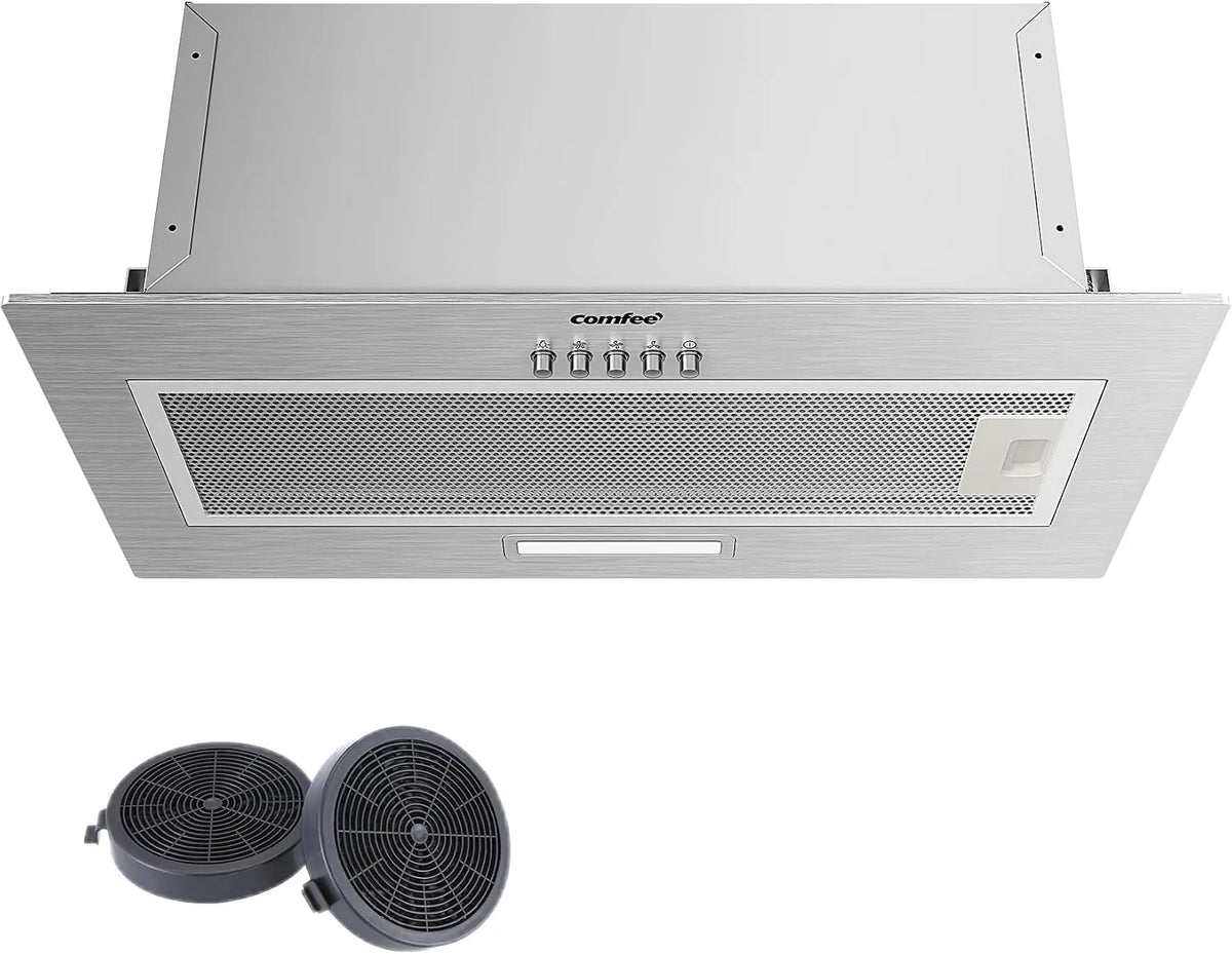 Cappa aspirante, 52cm, 400 m3/h, cappa da cucina, COMFEE, argento, COMFEE Cappa Aspirante 52cm Sottopensile 400m3