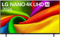 LG 65NU850B6LA Smart TV, 65 pollici, classe energetica E, televisore, 4K UHD, Wi-Fi, DVB-T2, nero