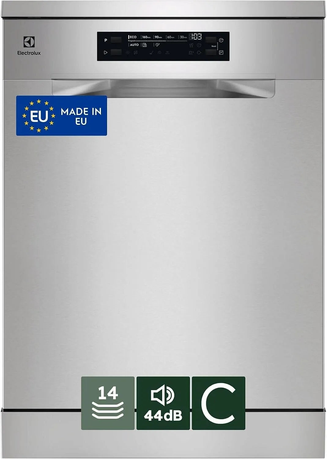 Electrolux ESM48400SX Lavastoviglie, 60 cm, classe energetica C, Electrolux Lavastoviglie 60 cm 14 coperti ESM48400SX Classe C