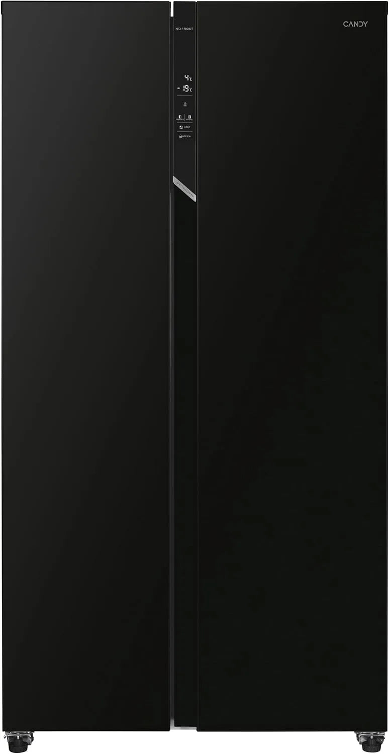 Candy Frigorifero, 521 L, classe energetica E, No Frost, nero, Candy Frigorifero Side by Side 521 Litri