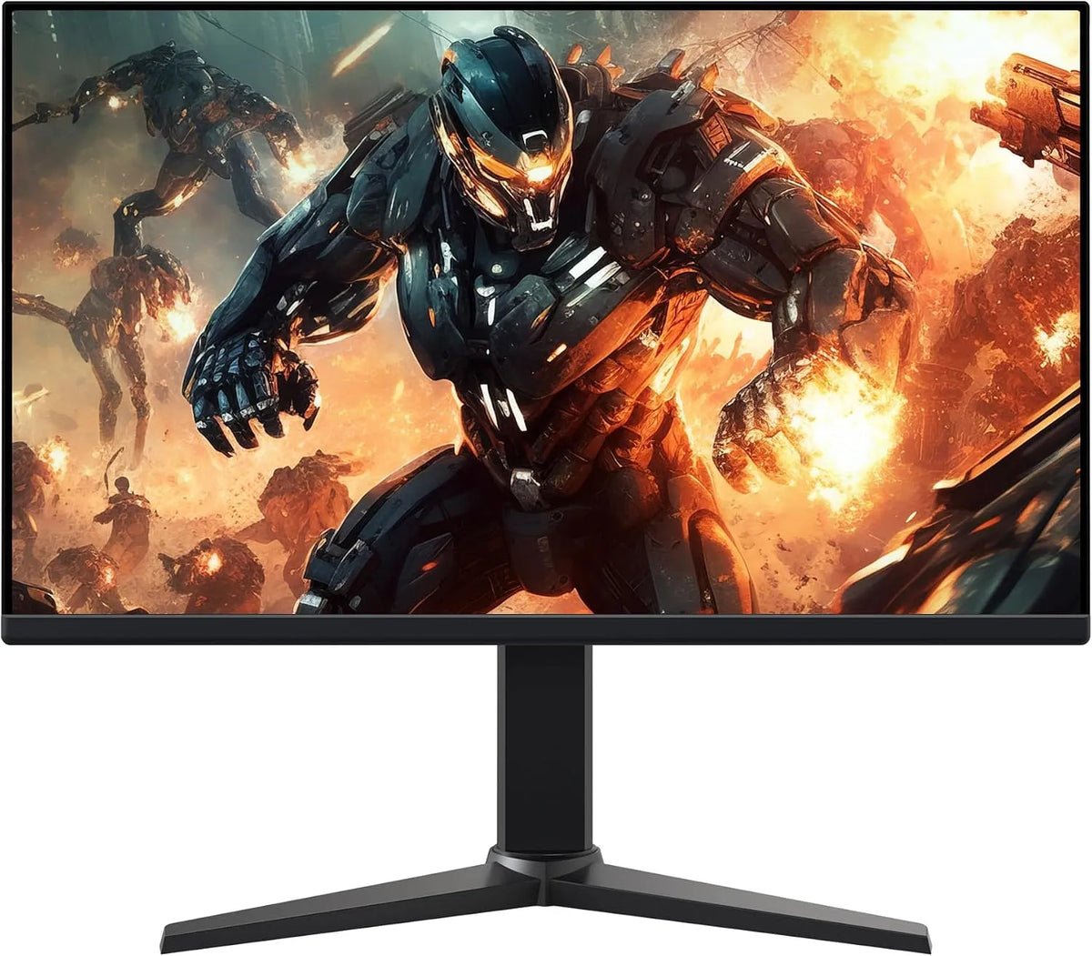Monitor 1080p, 24 pollici, 1 ms, 165 Hz, funzioni gaming, Full HD, schermo PC, nero, compatibile con VESA, FHD, Amazon Basics Monitor da gaming