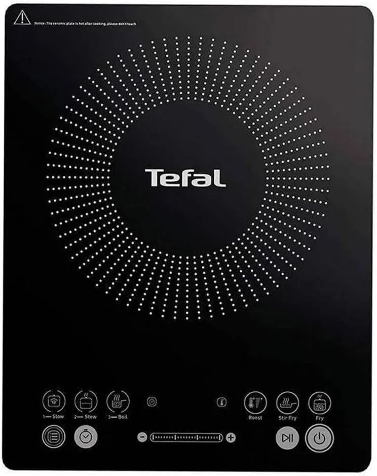 Tefal 45 mm di spessore, Everyday Slim, 2100 W, portatile IH210801, 6 programmi, 1 modalità manuale, Touch, compatto, facile pulizia