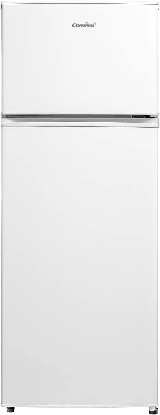 Congelatore, 143 cm, Comfee RCT284WH2, freezer verticale, bianco, 176 kWh, anno, luce LED, cerniera per porta reversibile, vetro di sicurezza
