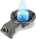 Piano cottura a gas, portatile, fornello a gas, 0 KW, Fornello da Cucina da 7, LPG, con Protezione Anti-spegnimento, for Gas Naturale, Gas di Petrolio