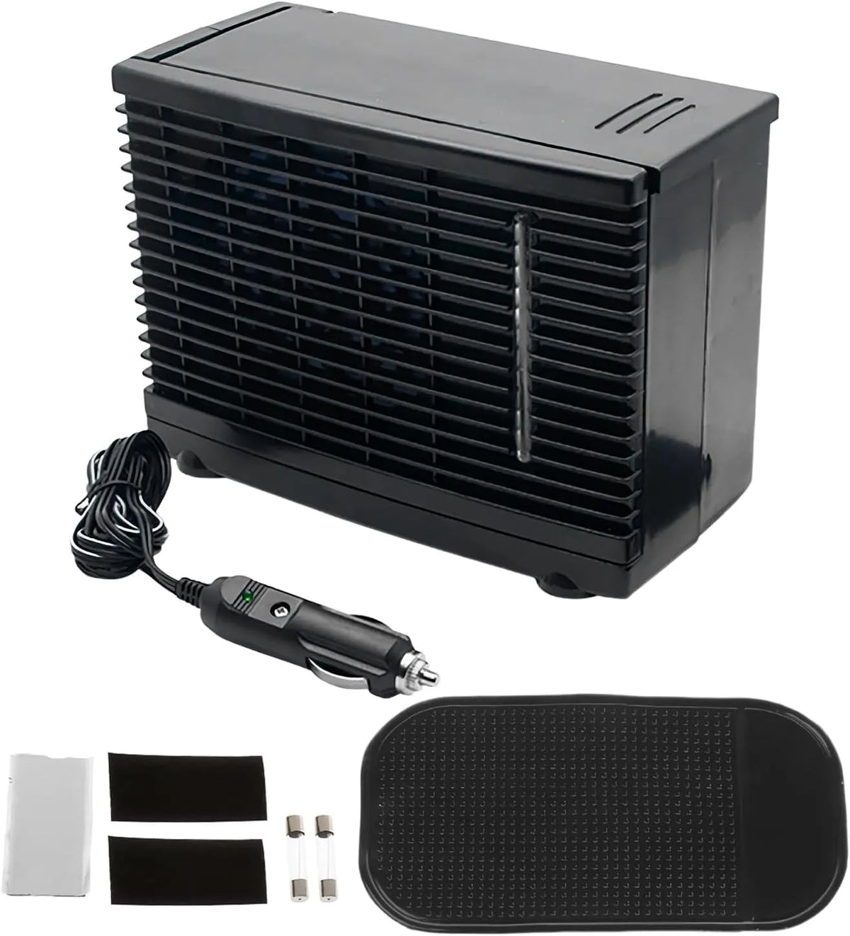 Condizionatore, 12 V, portatile, ampio serbatoio, Ventilatore Condizionatore Portatile Auto - Umidificatore Ventilatore Auto - 12V Design con