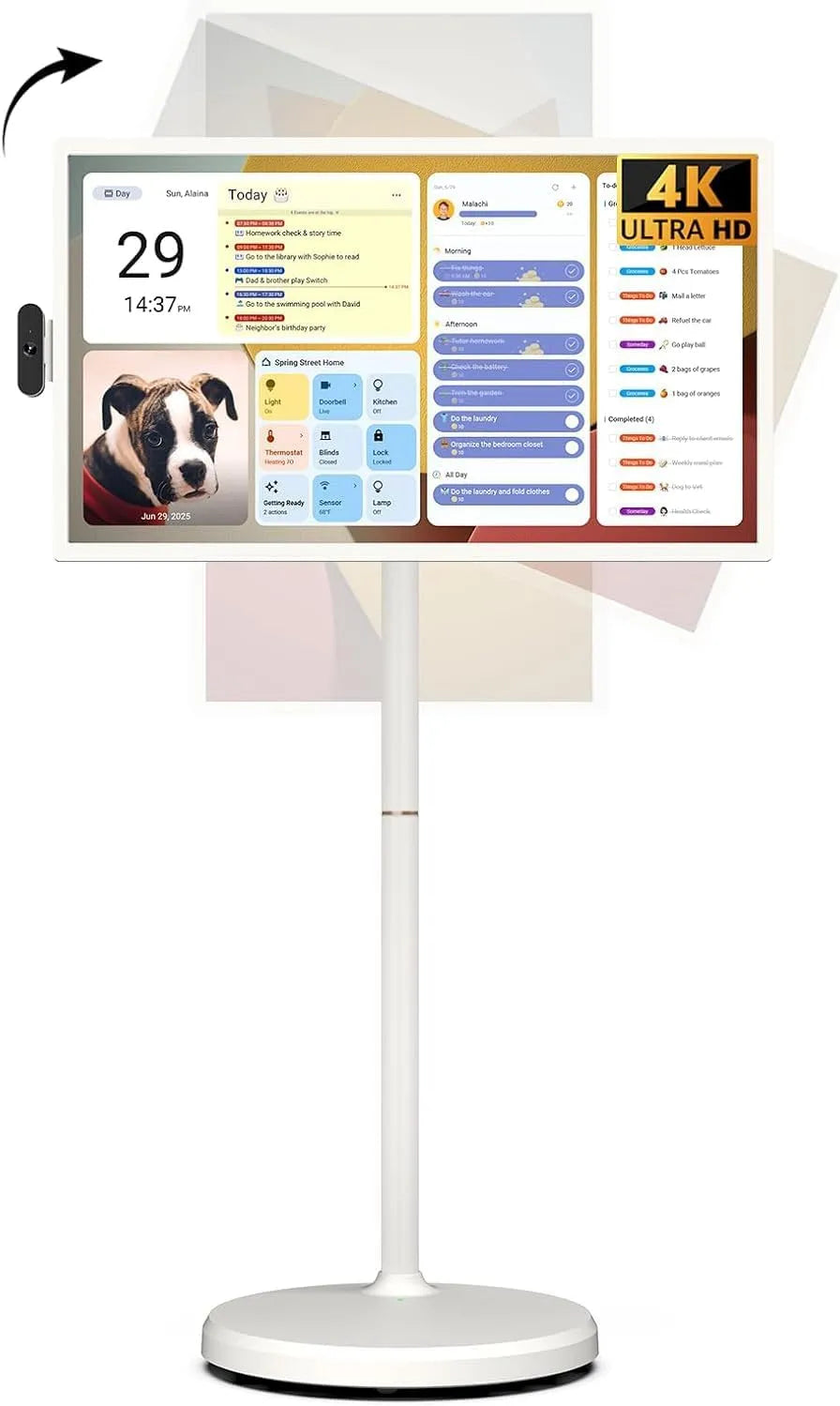 Smart TV, televisore, 4K UHD, portatile, touch, Android OS, telecomando vocale