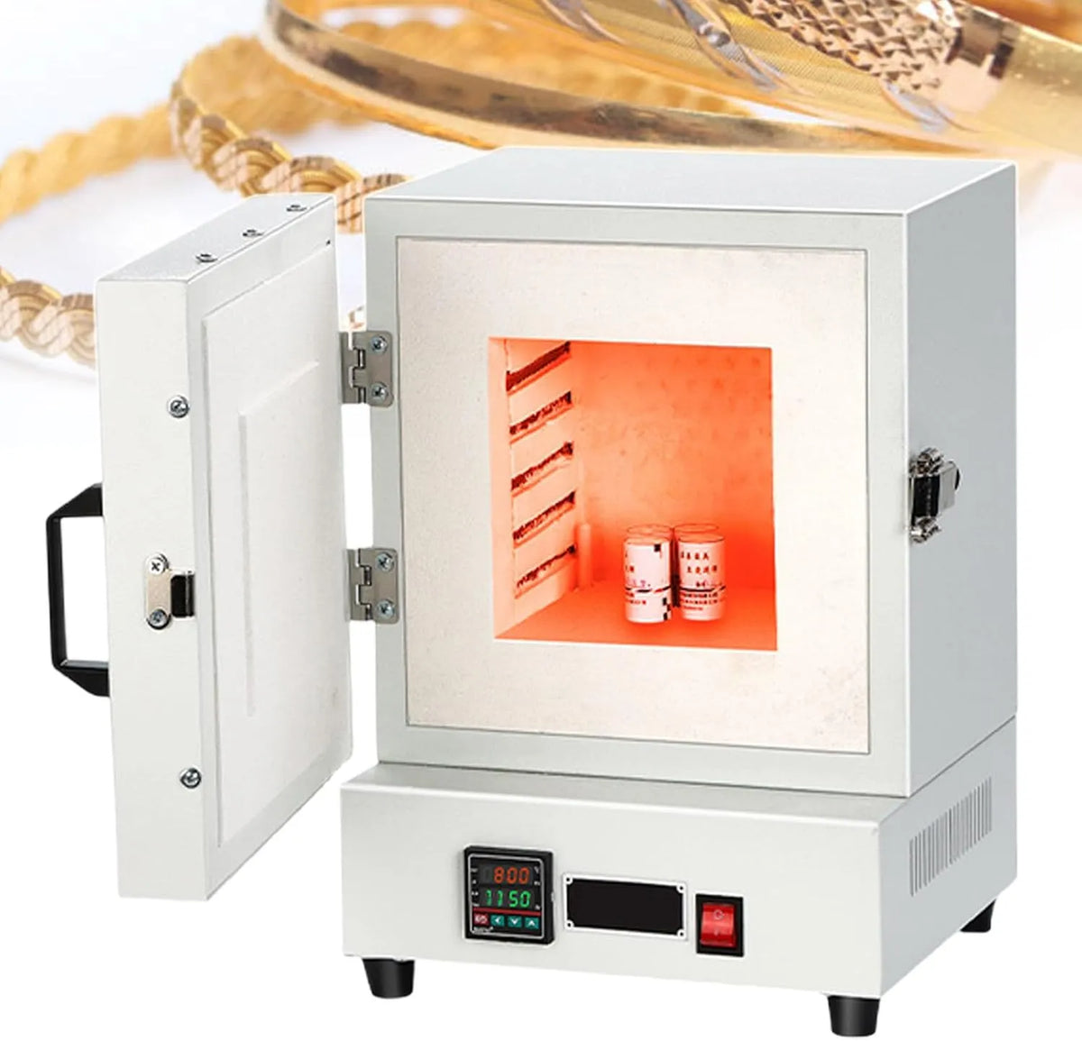 Forno elettrico, industriale, Forno per Fusione di Metalli A 1150 °C, Sinterizzazione E Fusione di Metalli, Laboratori Orafi