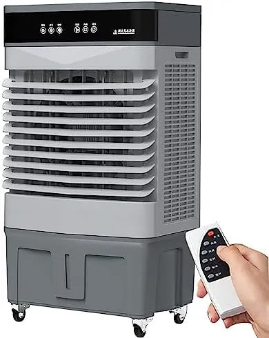 Controller Wi-Fi per condizionatore, portatile, industriale, 3 velocità, oscillante a 120°, Ventilatore predisposto per Il Ghiaccio per Ambienti
