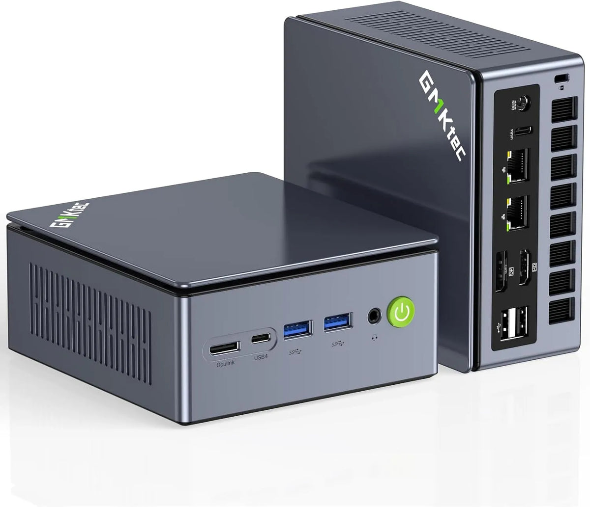 modello 6850U 32GB, 32GB DDR5 RAM + 1TB SSD PCIe, Computer Desktop con Dual USB4, M7 Ultra Ryzen 7 PRO 6850U, Dual LAN 2.5G, HDMI 2.1, GMKtec Mini PC