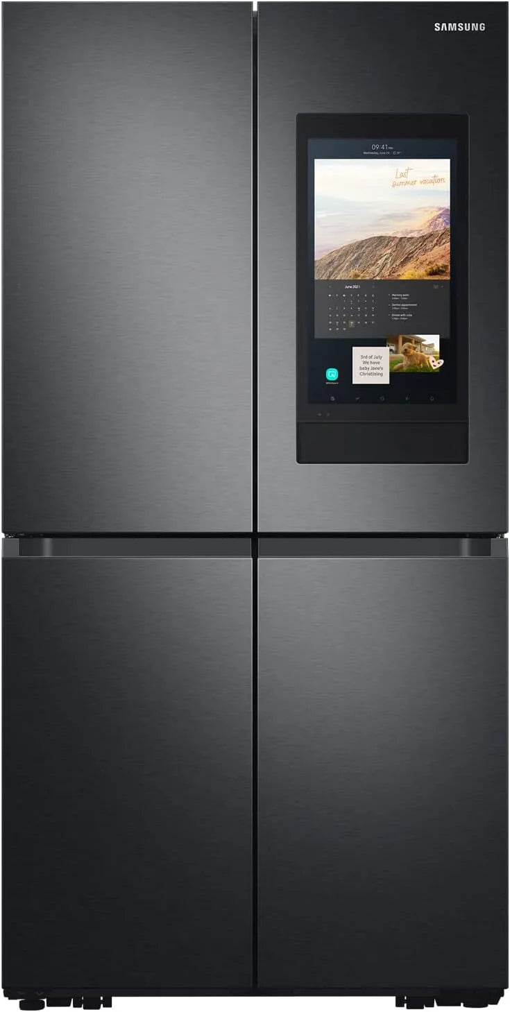 Samsung RF65A977FB1 73p Frigorifero, 637 L, Wi-Fi, 91l x 182, Samsung Frigorifero 4 porte Family hubTM RF65A977FB1 Bevarage Center, 5h x 73p cm