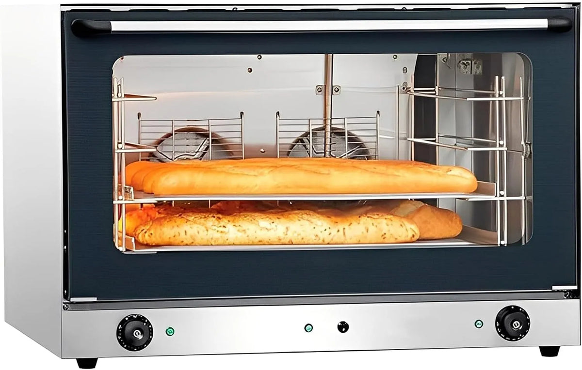 Forno elettrico, 60x40 cm, pasticceria, industriale, professionale, MBH, MBH - Forno elettrico industriale a convezione 60x40 per la ristorazione e la