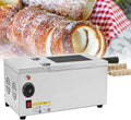 Forno elettrico, 1500 W, professionale, griglia per panini e Pane con 2 rulli di Cottura, 1500W, griglia per Coni Gelato, Ideale per ristoranti
