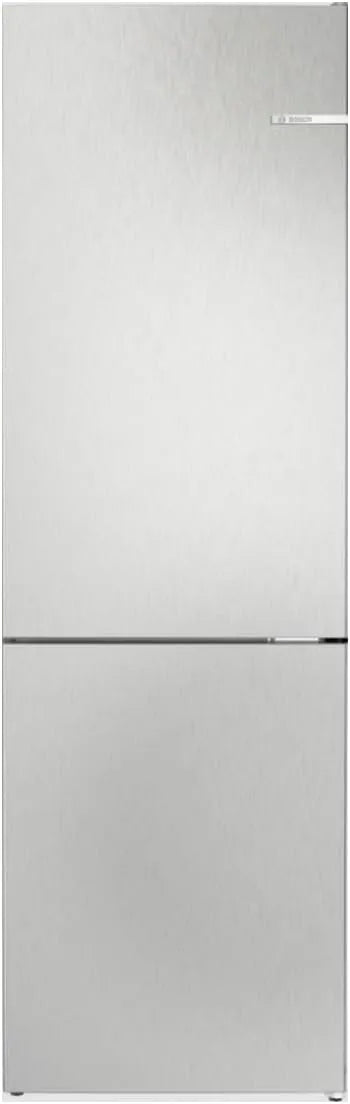 Bosch Serie 4 KGN362LBF Congelatore, 218 L, 186 x 60 cm, No Frost, vano congelatore, acciaio inox, freezer verticale, effetto acciaio inossidabile